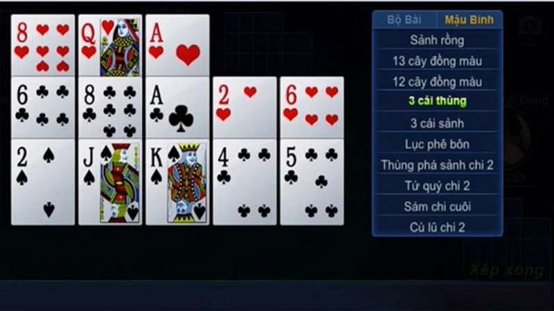Mậu Binh online 888B là một trò chơi bài thú vị